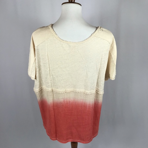 Free People Coral Sun Dial Tee (M) NWT - Picture 5 of 8